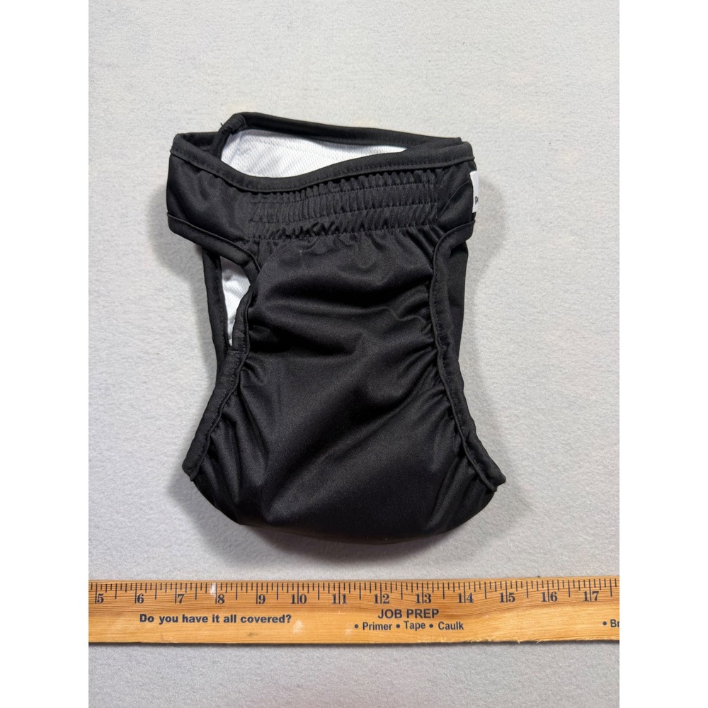 Pet Parents Washable Dog Diaper Black Reusable Female Male Incontinence Large